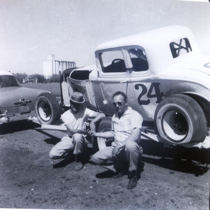 1959 - First roll over trophy - Driver Bernie Beydler and owner Vernon Schrater